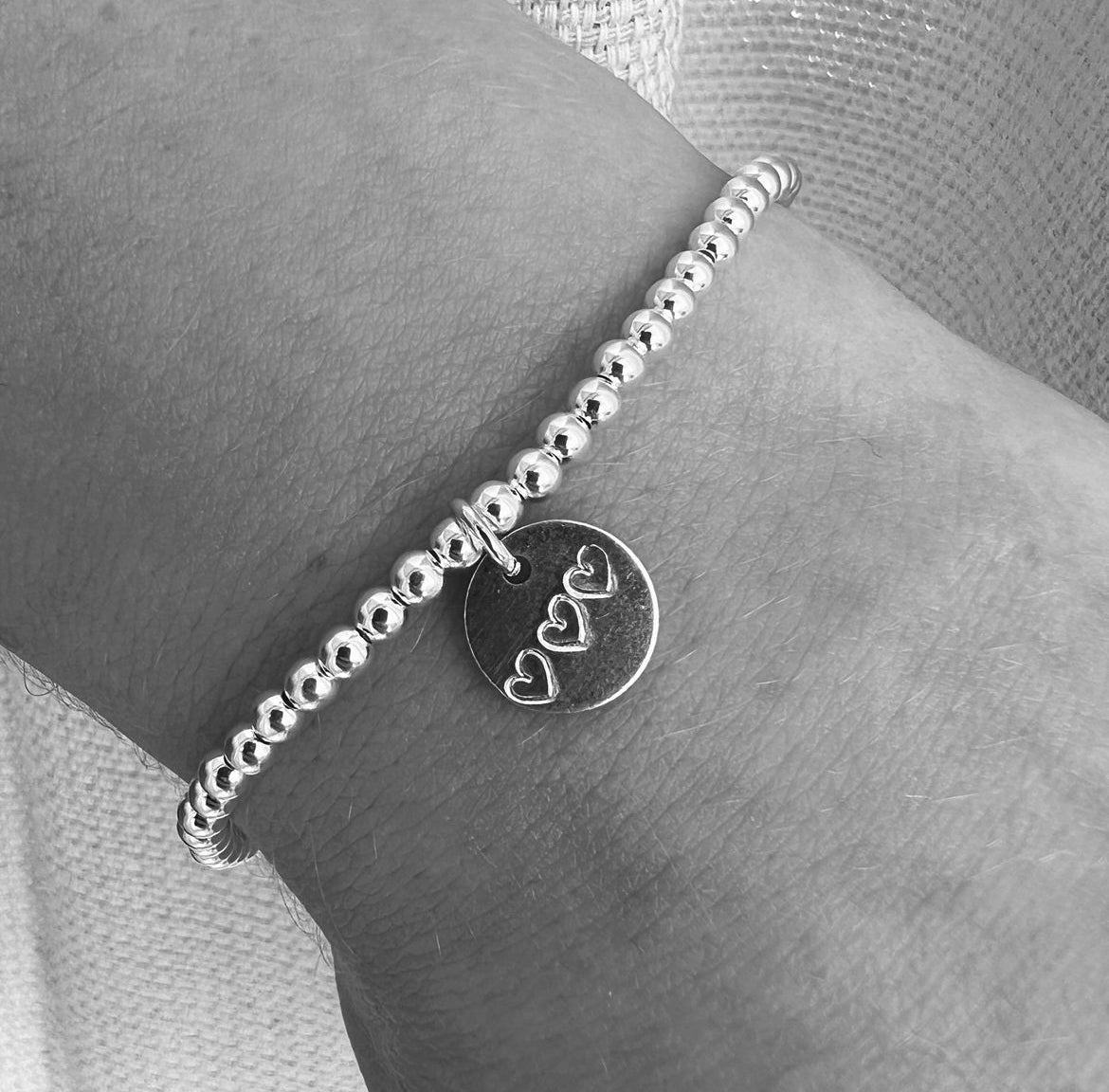 Beaded Disc Bracelet