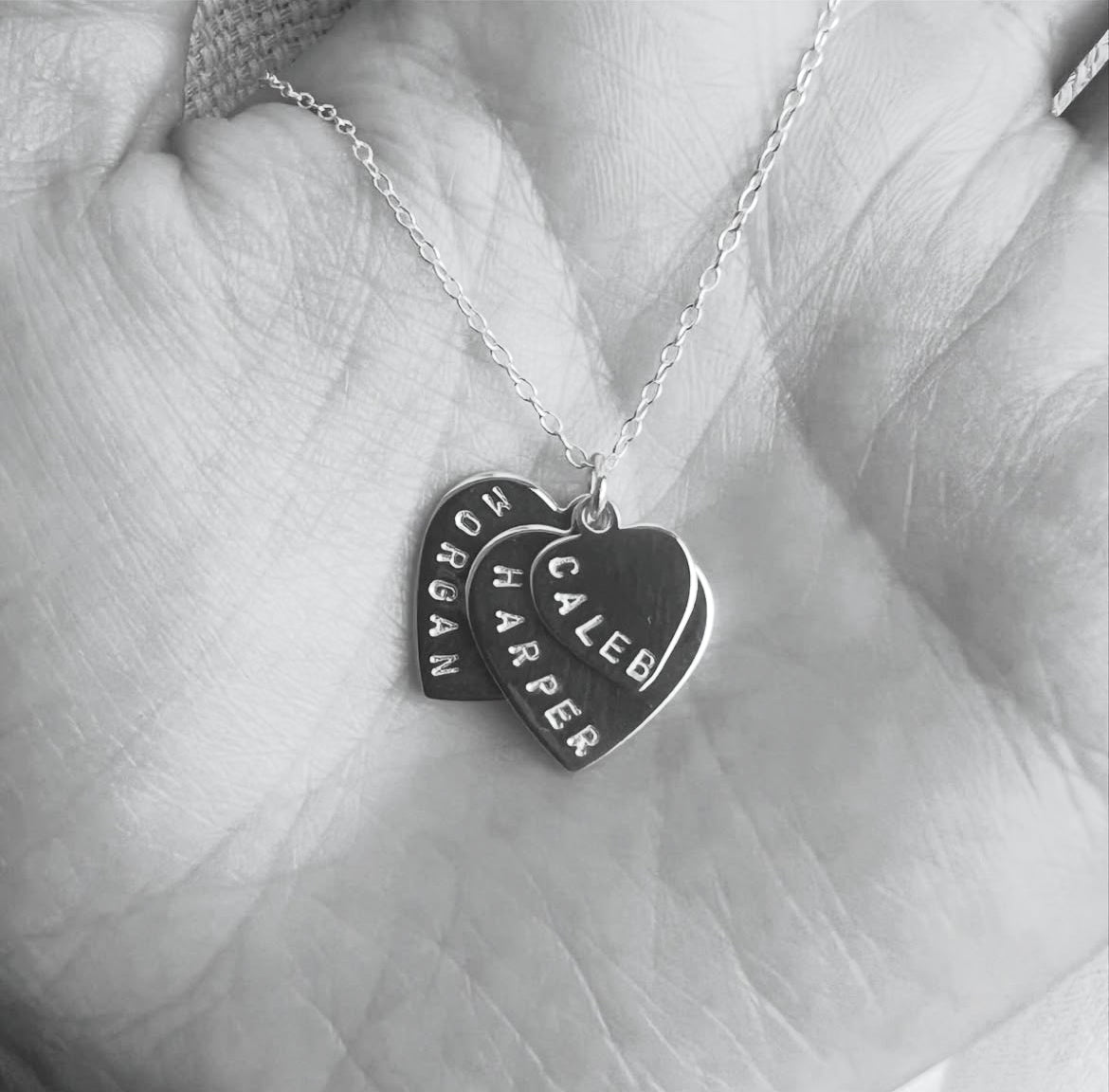 Triple Layered Heart Necklace